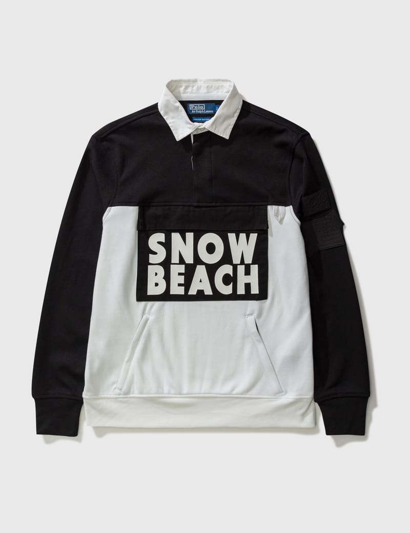 snow beach jacket black