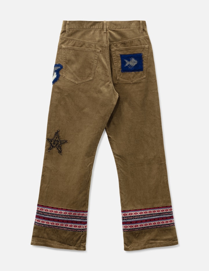 KHOKI Patched-Desgin Pants