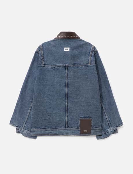 Mix Media Denim Jacket view 8