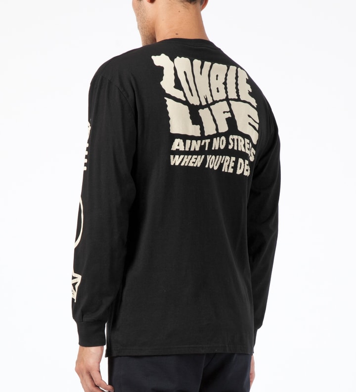 Black Zombie L/S T-Shirt Placeholder Image