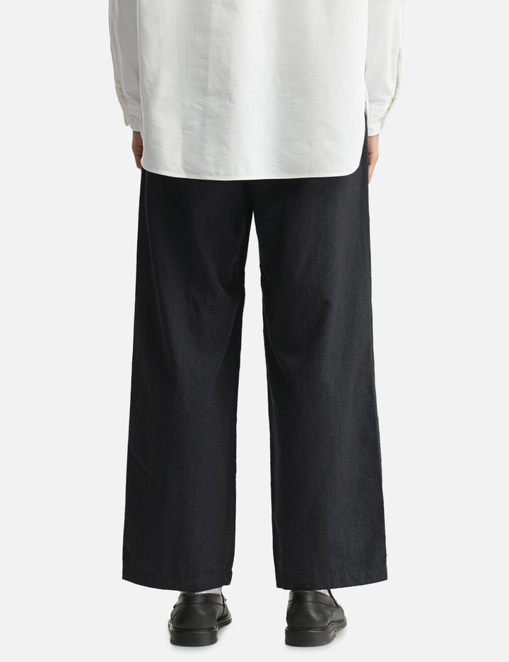 Nanamica Wool Gabardine Pleat Pants In Black
