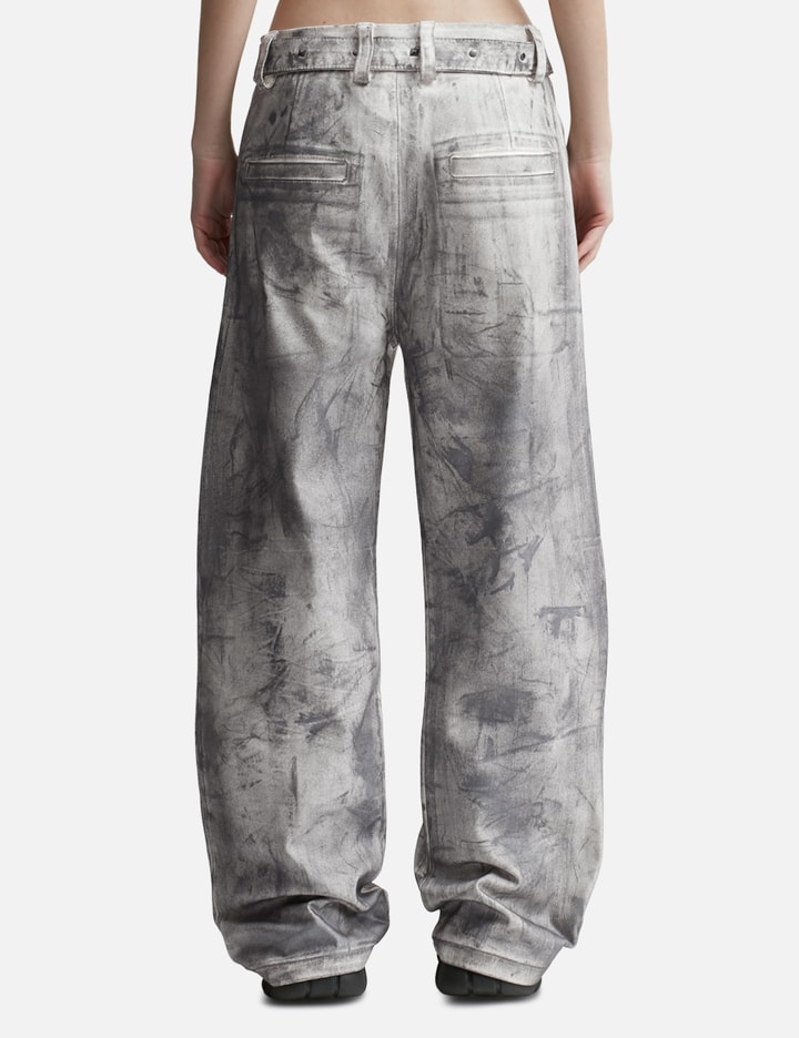 Waxed Double Belt Jeans Placeholder Image