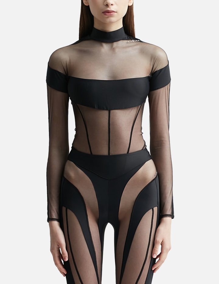 MUGLER - Cut-out BODYSUIT  HBX - Globally Curated Fashion and