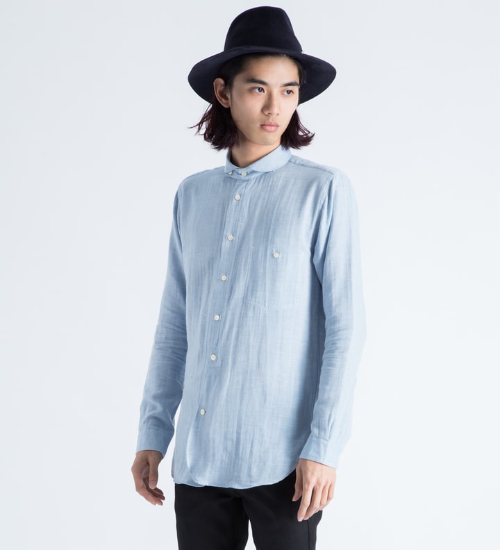 Light Indigo Roy Hidden Pocket Shirt Placeholder Image