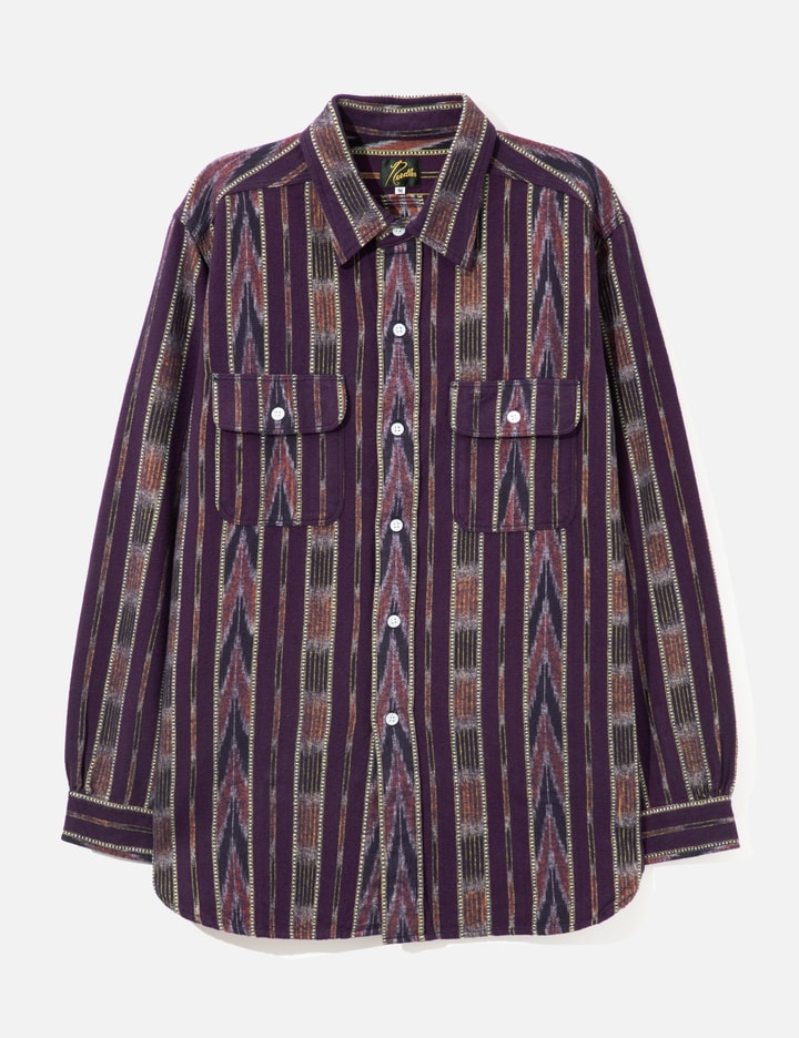 Needles Work Shirt - Ikat Stripe