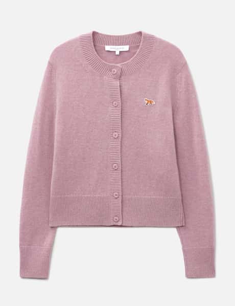 메종 키츠네 Baby Fox Lambswool Fitted Cardigan