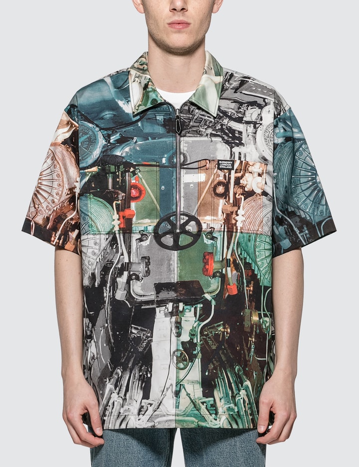 Submarine Print Cotton Shirt Placeholder Image