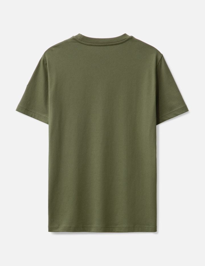 OLIVE GREEN RUBBERIZED LOGO T-SHIRT Placeholder Image