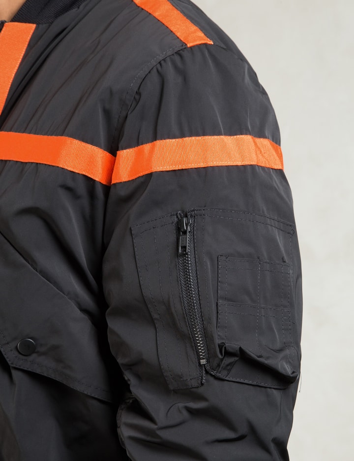 Black/orange Bomber Jacket Placeholder Image