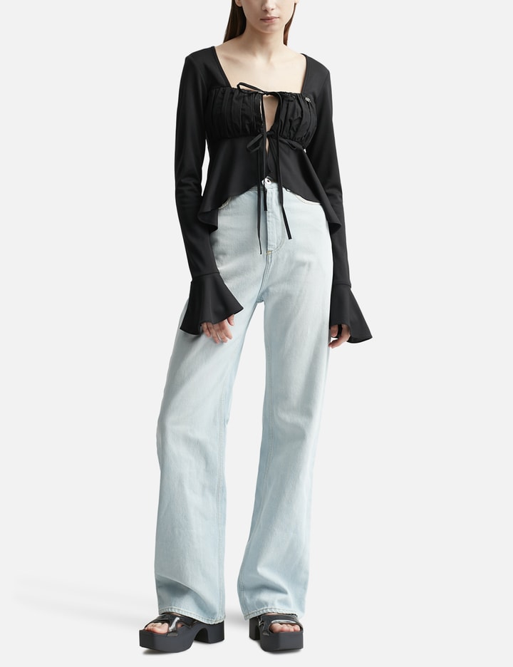 Shirring Tie Cardigan Placeholder Image