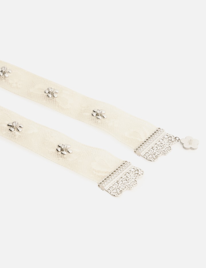 YVMIN SHUSHU/TONG × YVMIN Gemstone Inlaid Fabric Lace Necklace