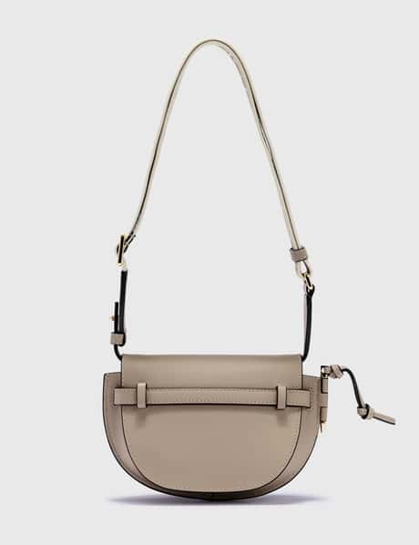 Beige Gate mini leather cross-body bag, LOEWE