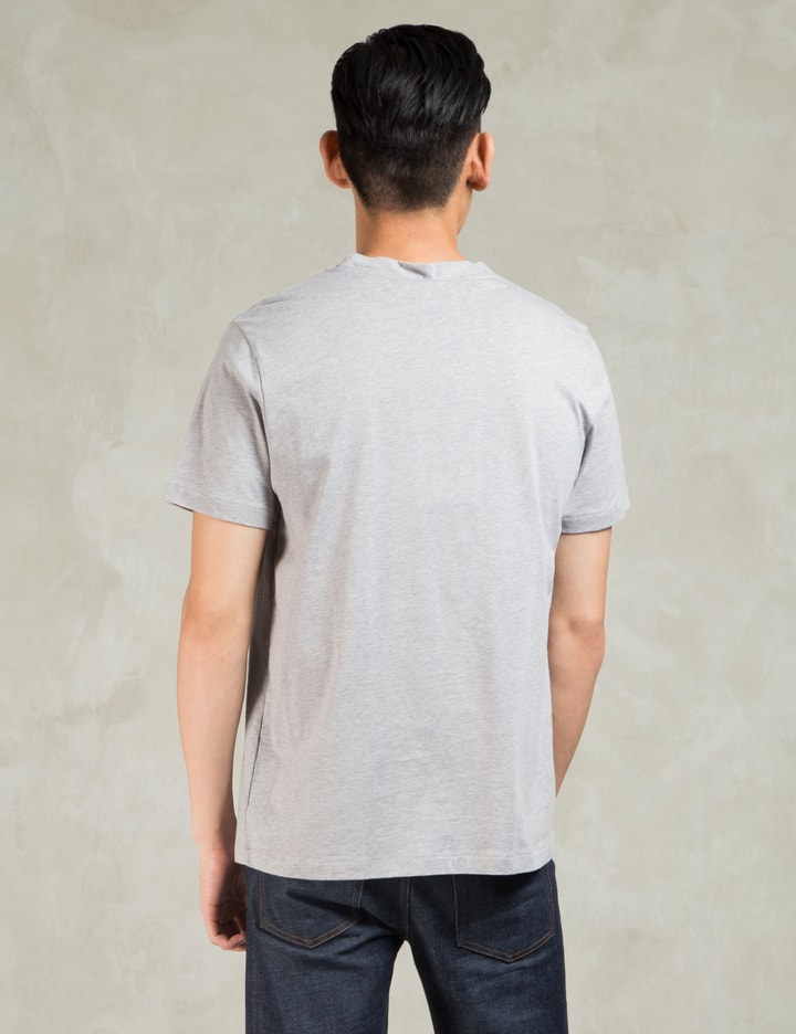 Grey T-shirt With White Vinyl Stripe Placeholder Image