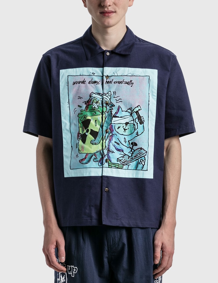 Wounds Heal Button Up Shirt Placeholder Image