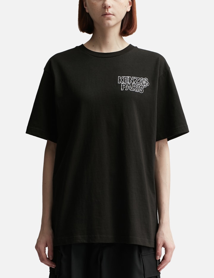 'Kenzo Constellation' Oversized Embroidered T-shirt Placeholder Image