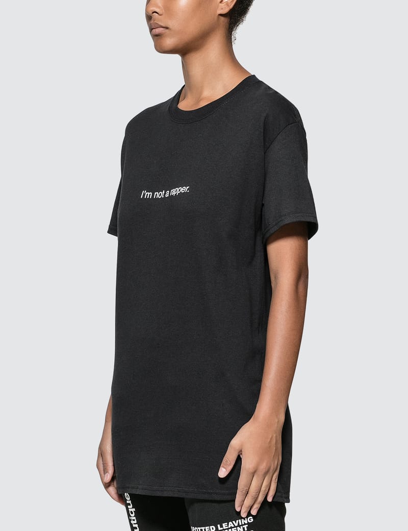 美品 fuck art make tees I'm not a rapper スウェット プルオーバー パーカー 黒 ブラック サイズL NUBIAN 1023H \"I\u0027m not a rapper\" T-Shirt