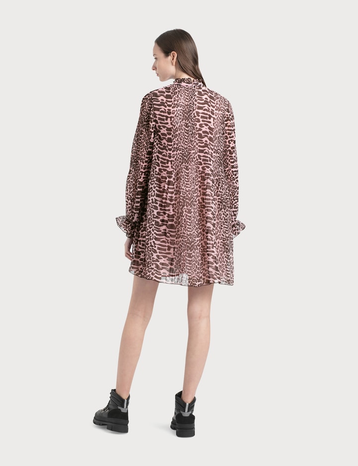 Pleated Georgette Mini Dress Placeholder Image