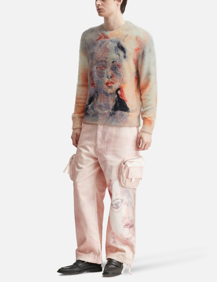 KidSuper x Piet Watercolour Cotton Cargo Trousers Placeholder Image