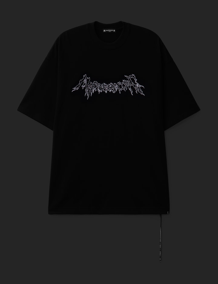 Mastermind Japan Oversized Glassbeaded Short Sleeve T-shirt In Black