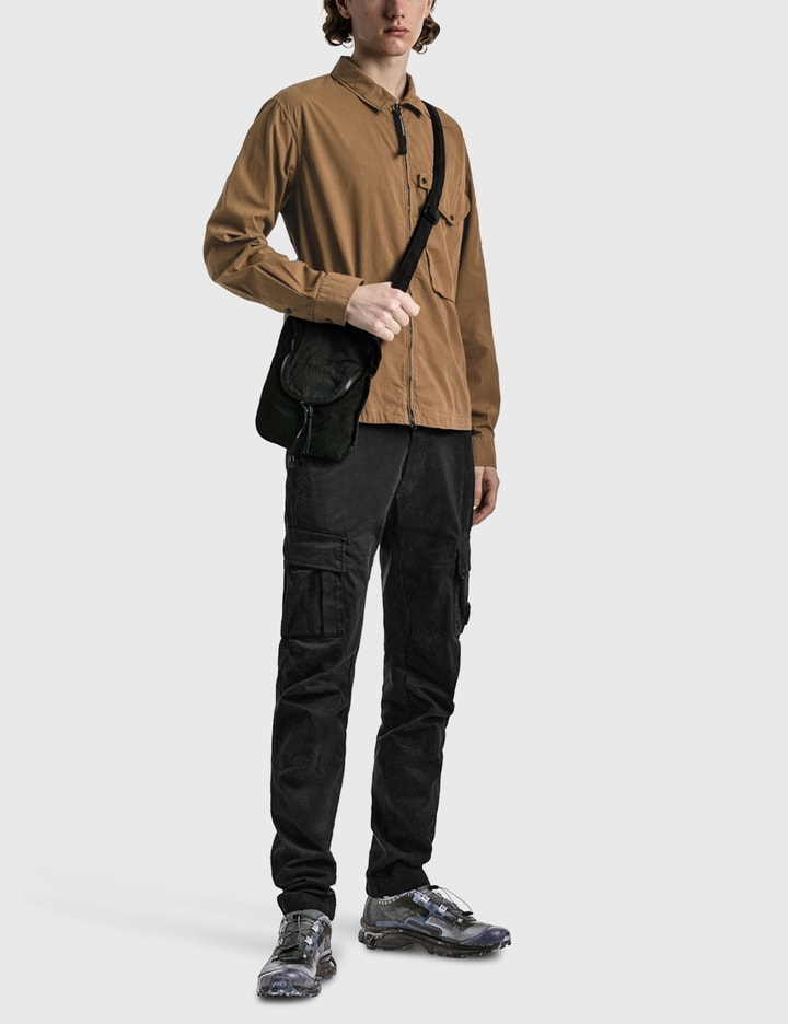 Gabardine Long Sleeve Zip Shirt Placeholder Image