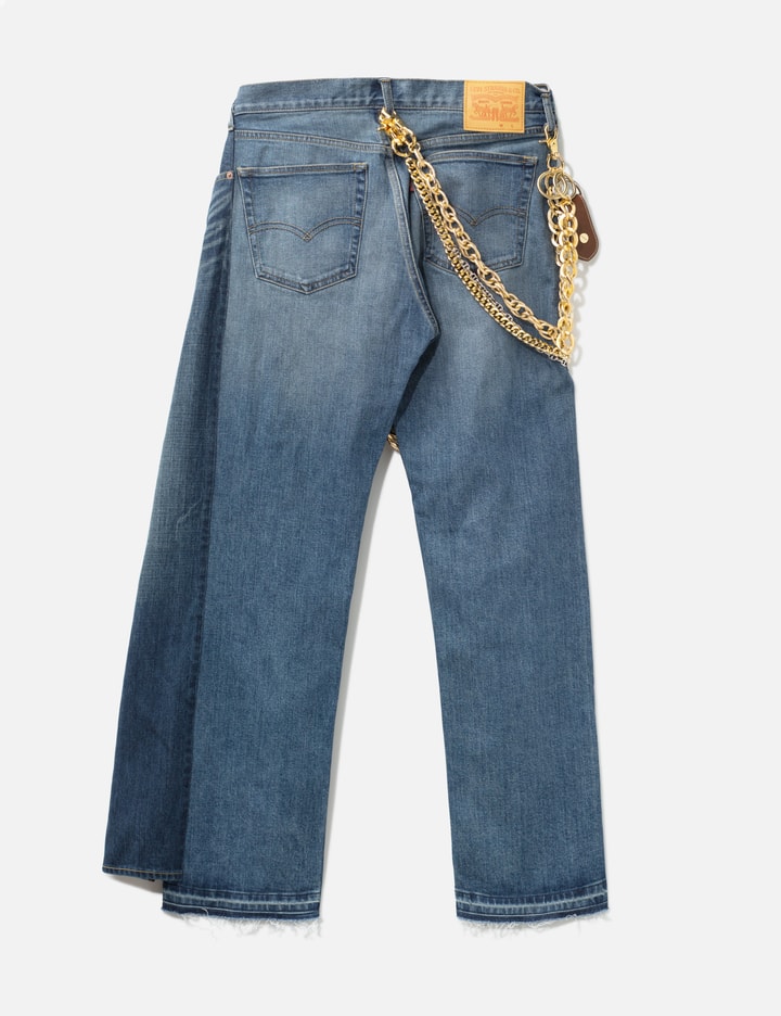 Junya Watanabe Man Junya Watanabe MAN X  Levi's Layered Jeans With Chains