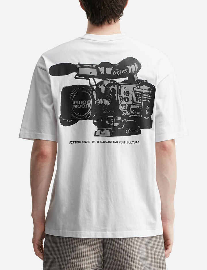 Boiler Room 15 Years Camera T-shirt In White