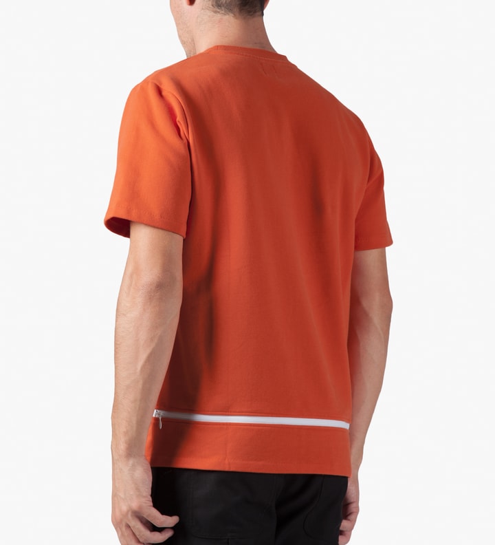 Burnt Orange Zipper Gusset T-Shirt Placeholder Image