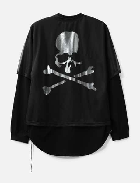Sheer Layered Boxy Long Sleeve T-Shirt view 9