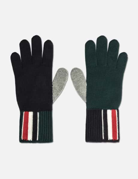 Thom Browne Fun-Mix Merino Jersey Stripe Gloves