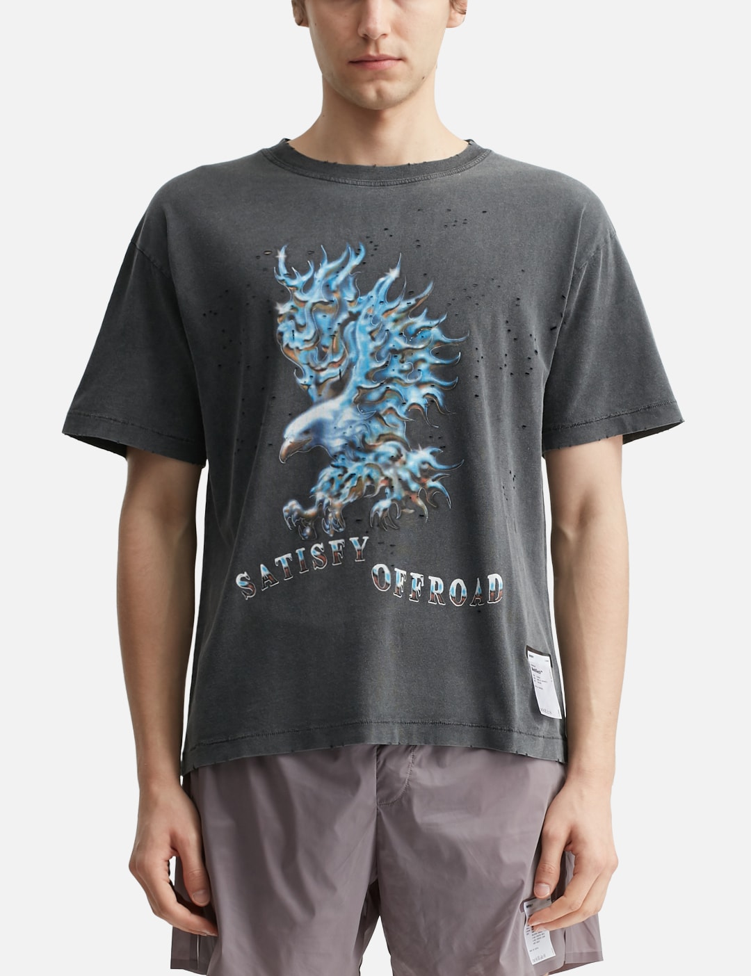 SATISFY MothTech™ T-Shirt With Eagle Print - レーザー 