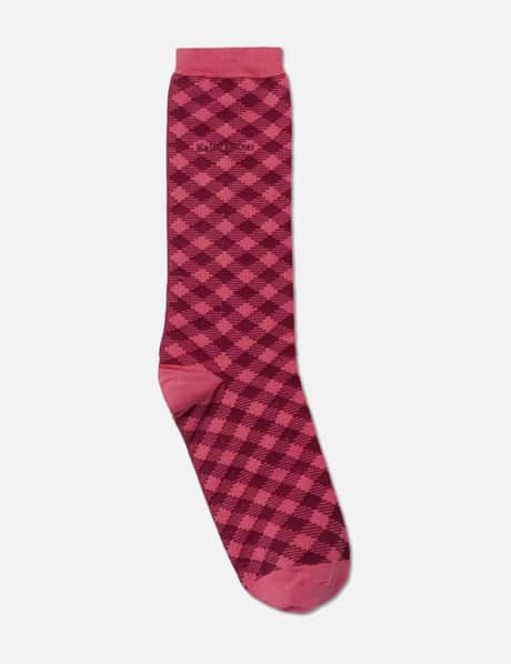X Wales Bonner Check Sock view 20