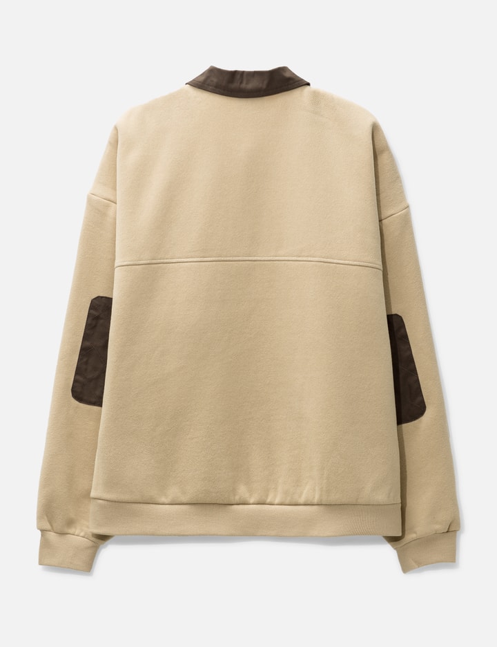 Oversized fleece polo sweatshirt, Twik