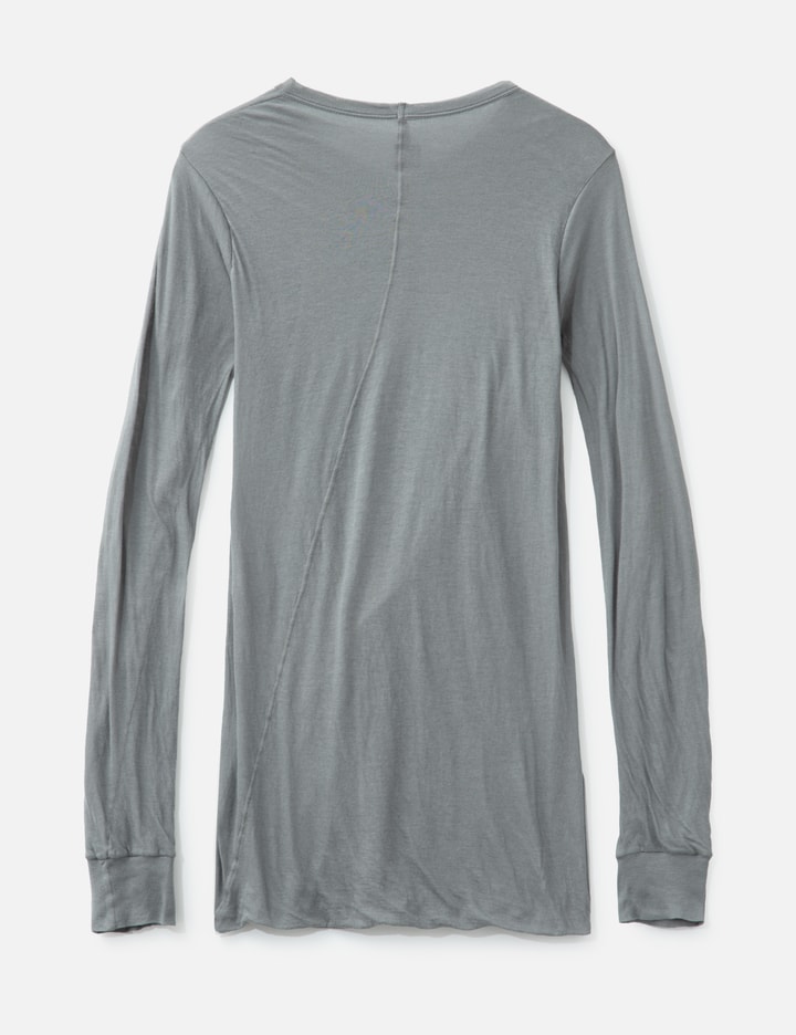 Rick Owens Double Long Sleeve T-shirt In Gray