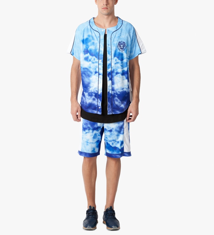 Blue Digital Cloud Shorts Placeholder Image