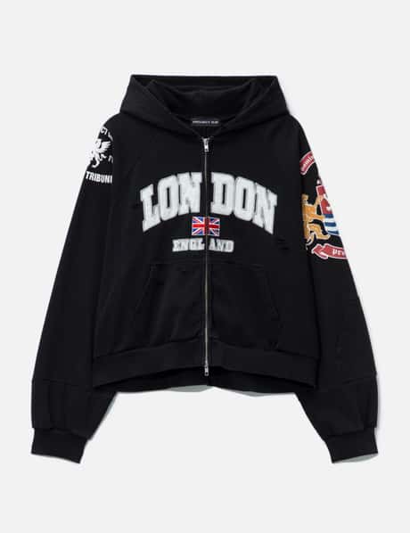 PROJECT G/R Reconstructed Folded Zip Hoodie