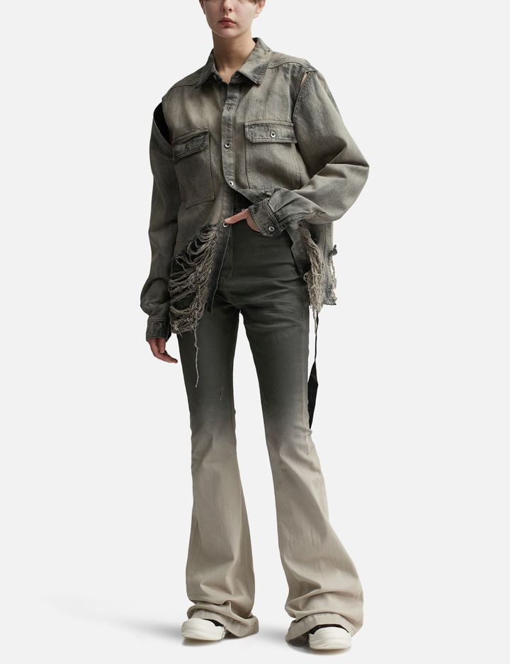 ルクソール ケープ スリーブ クロップド アウターシャツ Placeholder Image