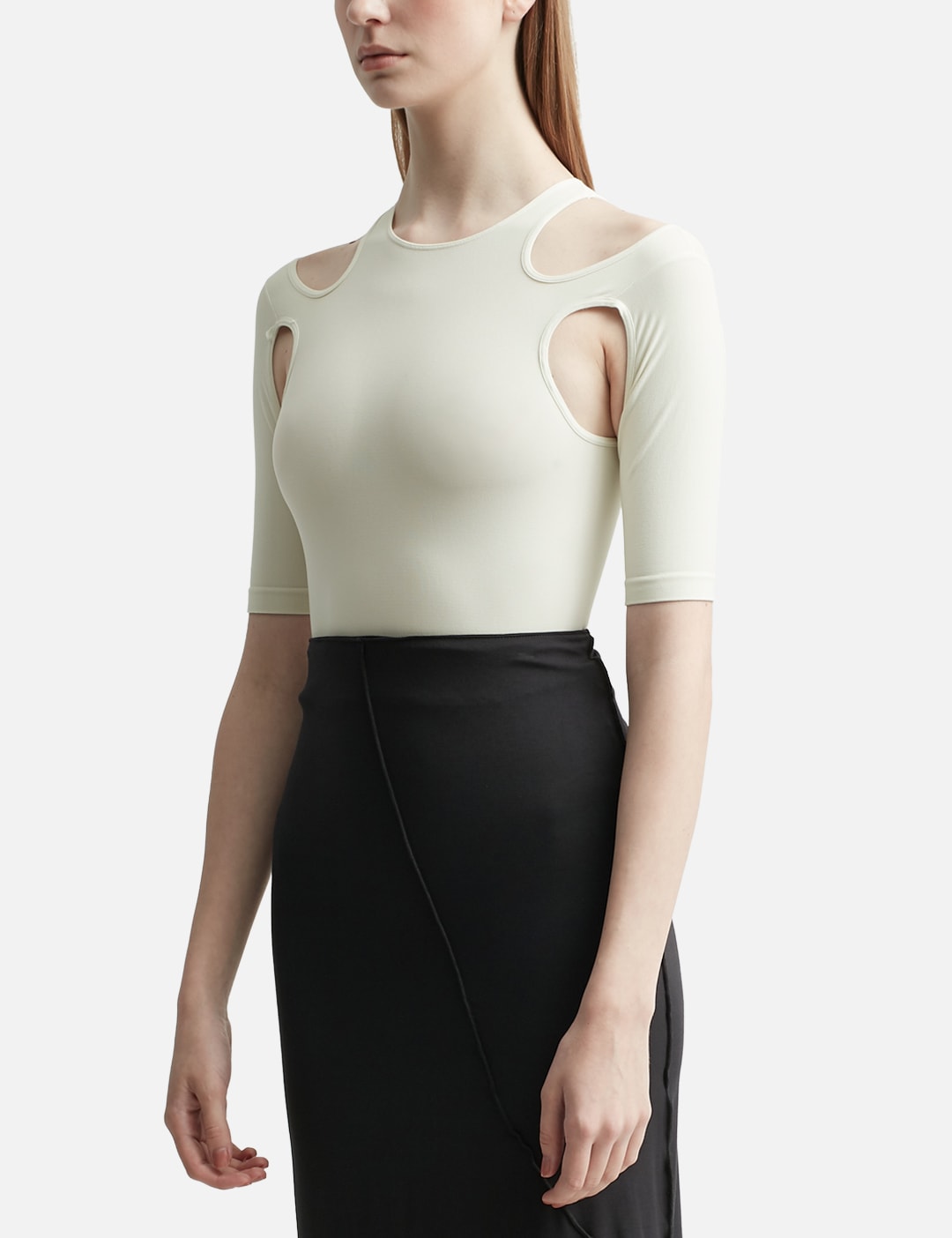 Cut-Out Detail Sculpted Body Top view 17