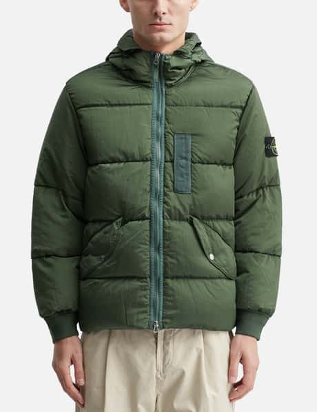 Stone Island Nylon Metal In Econyl Regenerated Nylon Down Jacket