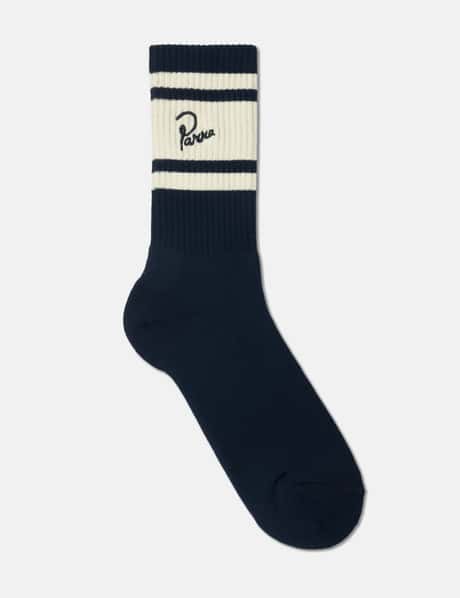 Signature Striped Crew Socks view 8