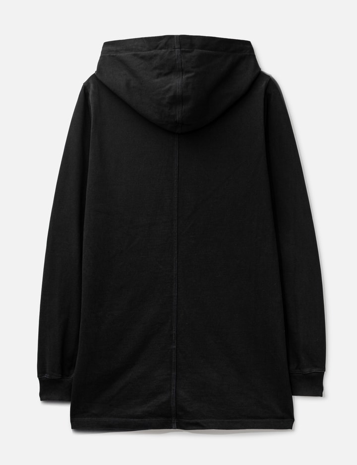 Rick Owens Black Long Hoodie