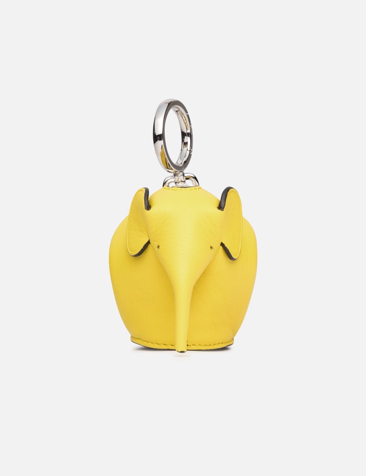 Shop Loewe Elephant Charm In Yellow