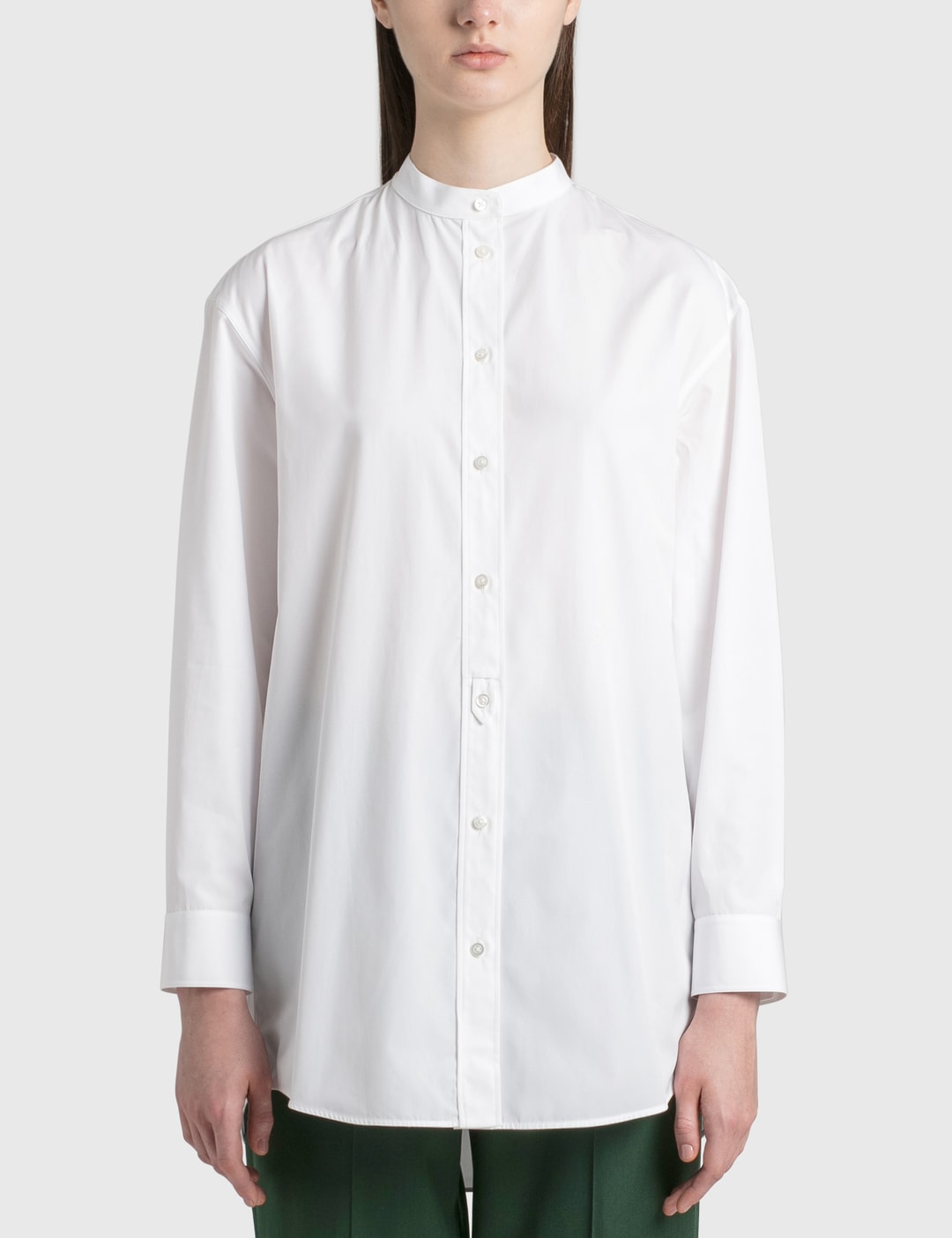 Soeverein Deskundige optocht Jil Sander - Organic Poplin Shirt | HBX - Globally Curated Fashion and  Lifestyle by Hypebeast