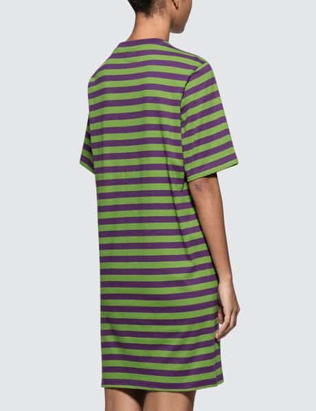 stussy green dress Stussy Temple L/SL Rib Dress Yellow 214471