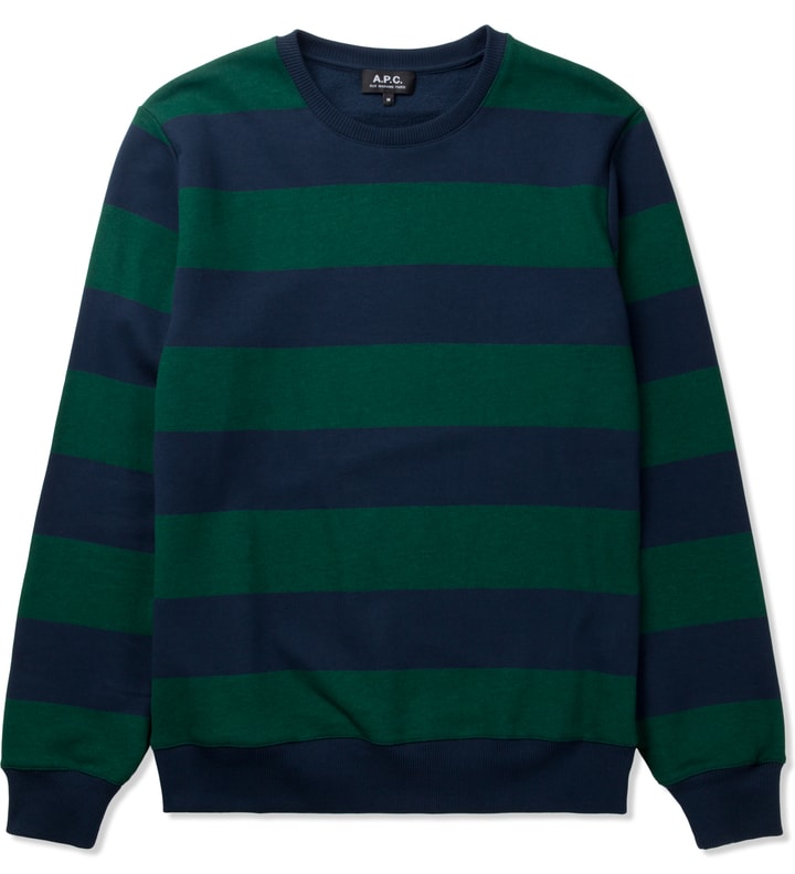 Dark Navy Rugby Stripe Sweater Placeholder Image