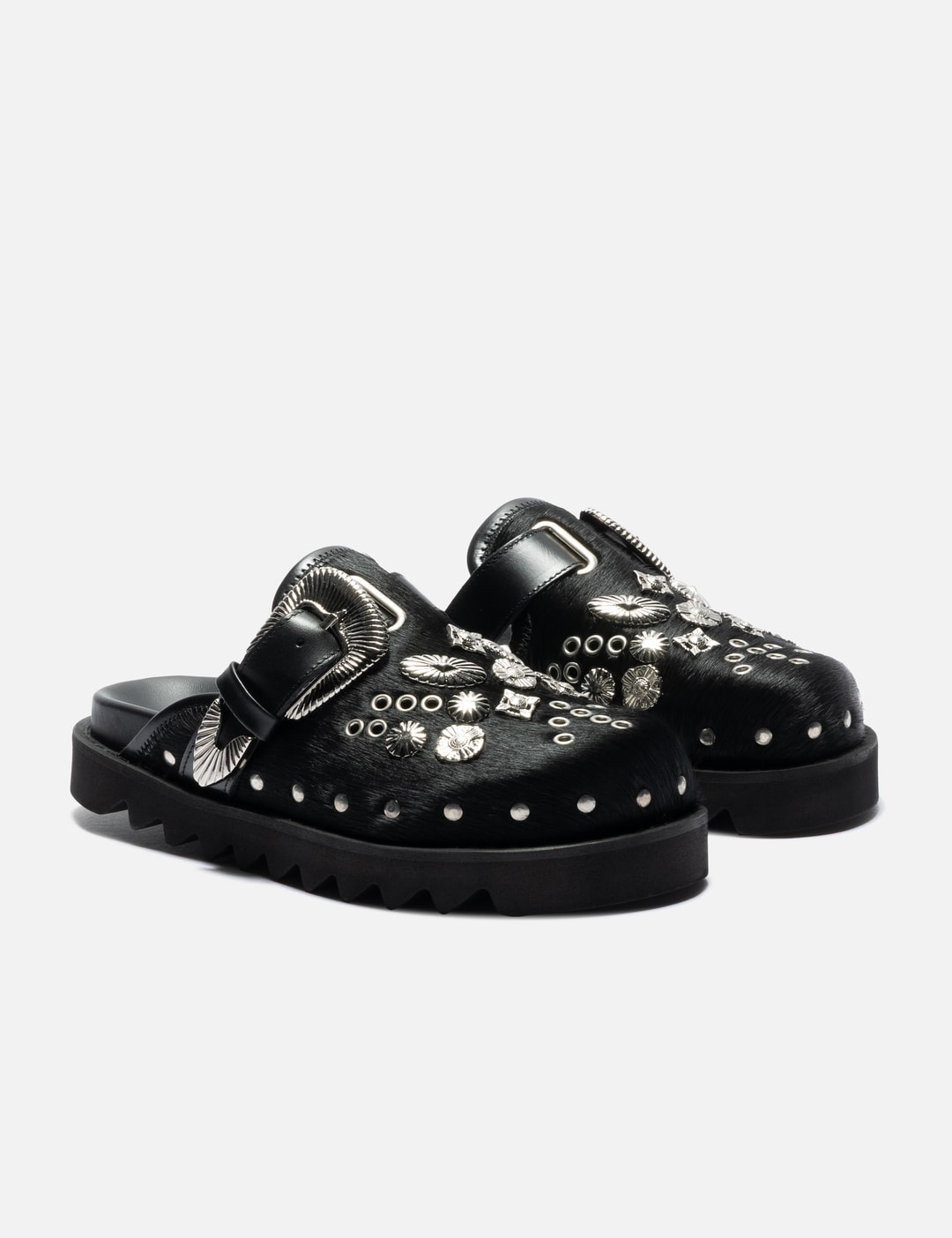 HBX Exclusive Black Pony Mule view 12