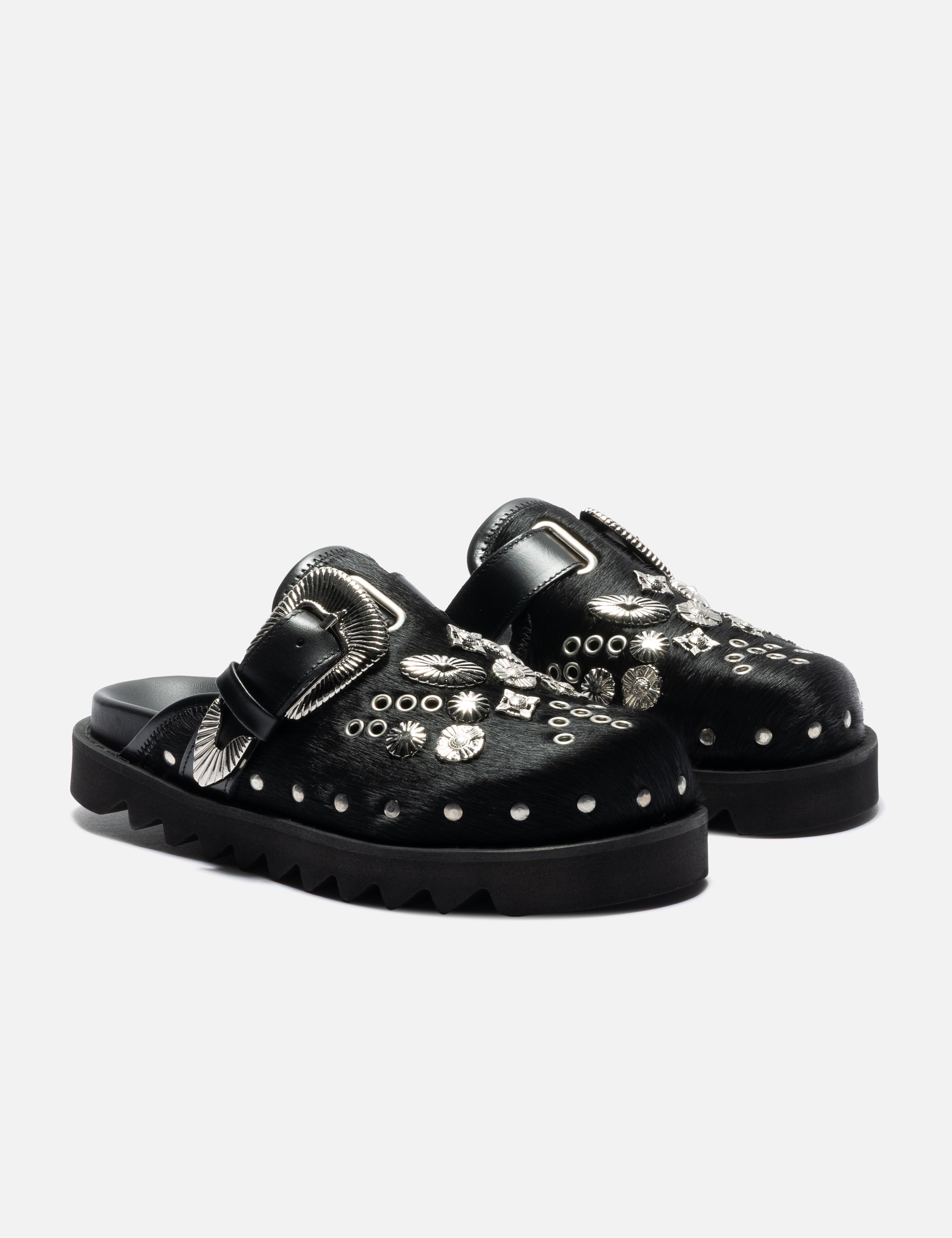 HBX Exclusive Black Pony Mule view 16