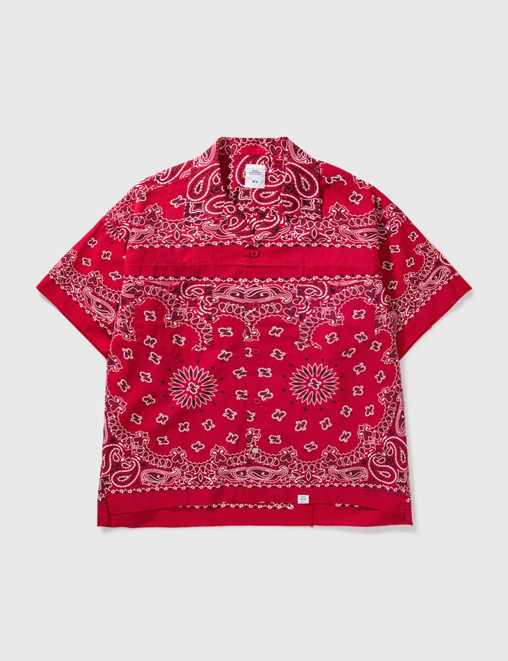 "Monk" Patch Worked Bandana Shirt Placeholder Image