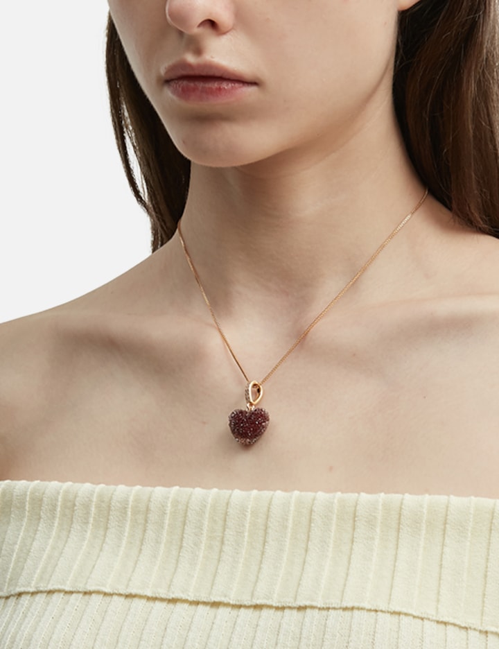 Crystal Haze Jelly Heart Pendant