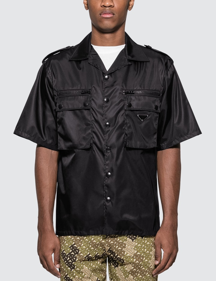 Nylon gabardine shirt with Epaulettes Placeholder Image