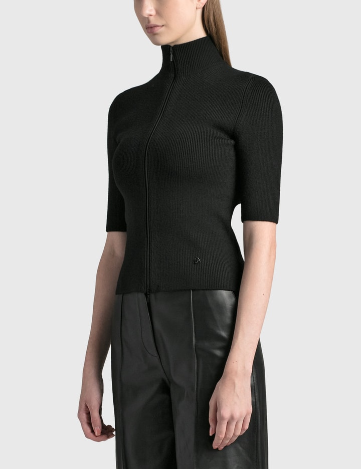 Cropped Zip Up Sweater Placeholder Image